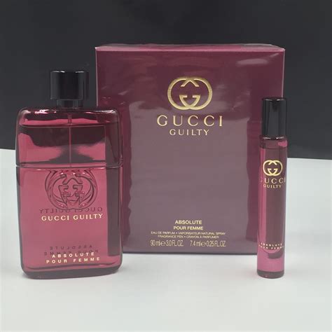 gucci guilty absolute pour femme gift set|gucci guilty absolute perfume shop.